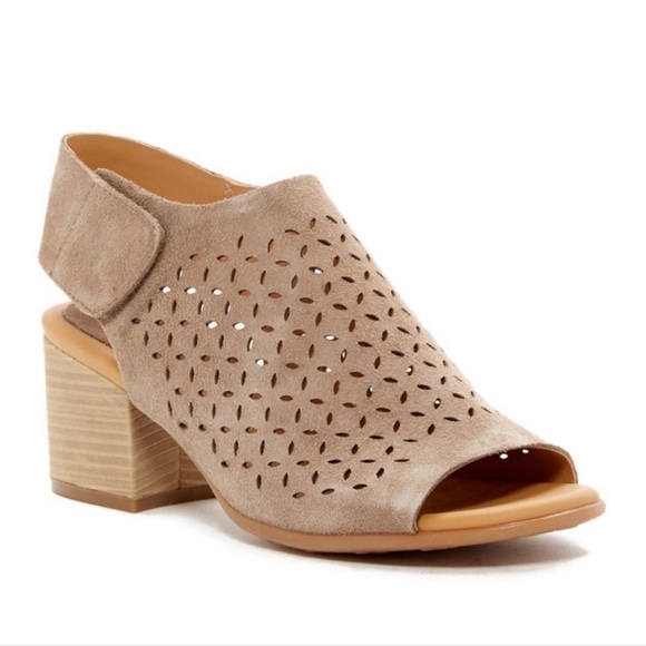 Kork-Ease Shoes - Kork-Ease Cayleigh Suede Open Toe Bootie Size 9.5